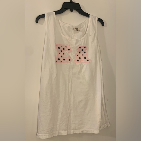 Sigma Alpha Greek Letters Tank - Picture 1 of 2